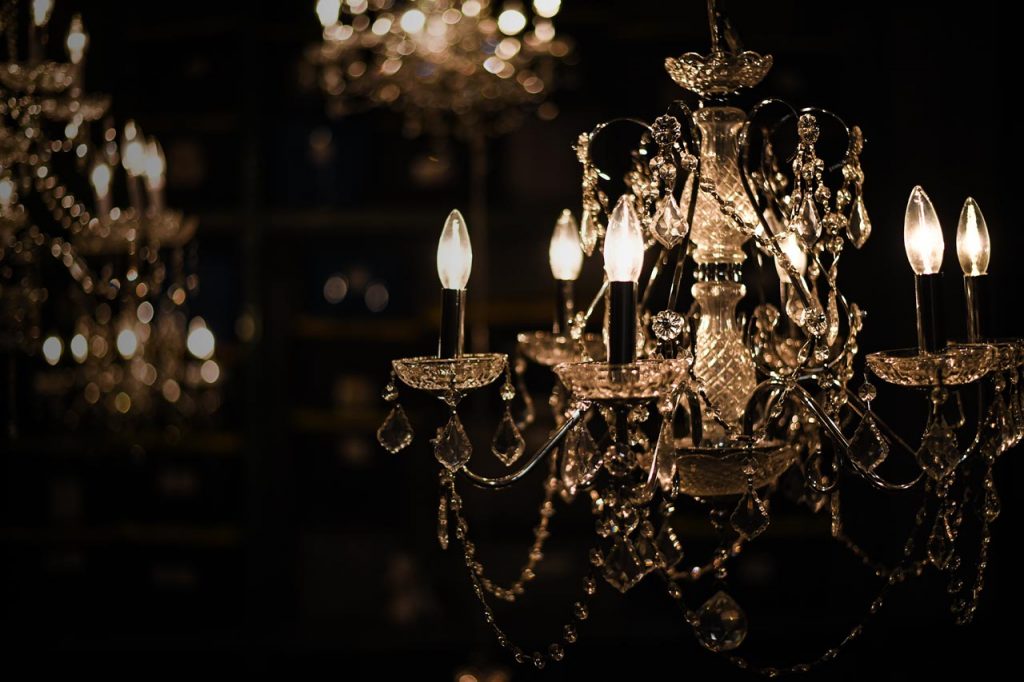 Chandeliers from LMD Productions